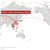 Carte du monde : aéroport desservi depuis Wuhan, CNN 